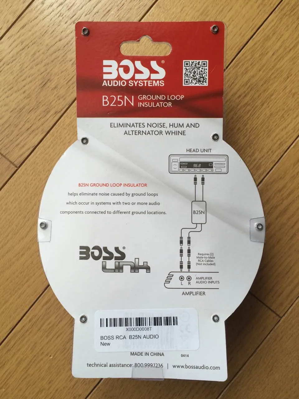 BOSS RCAノイズフィルター アイソレータ B25N AUDIO