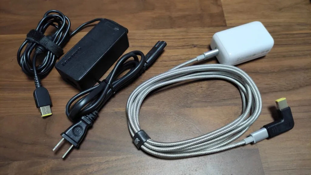 古いLenovoのアダプターをUSB PD（USB Type-C）化